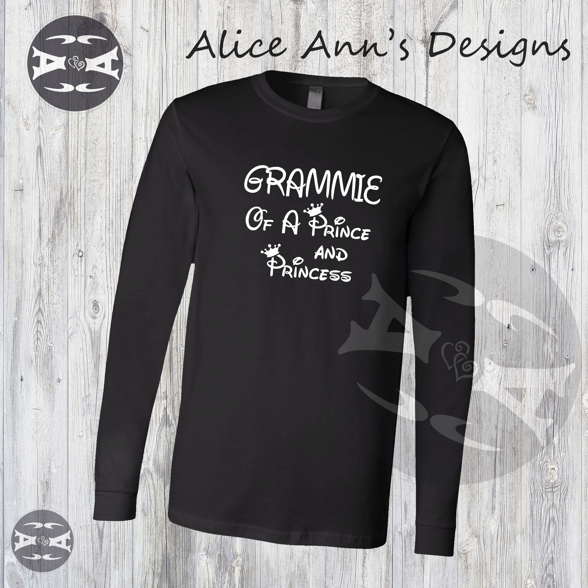 Grammie of a Prince and Princess Tee