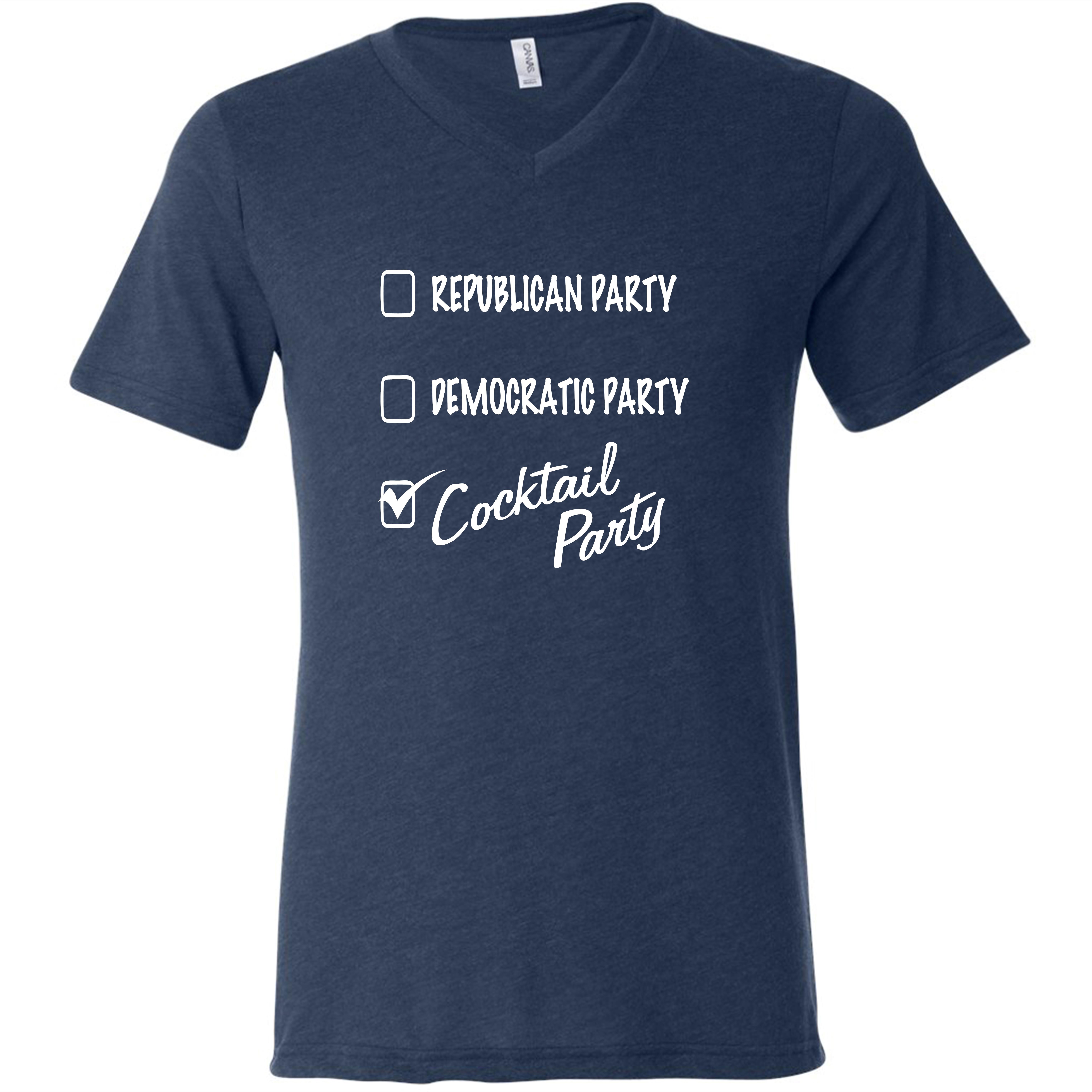 Republican Party&comma; Democratic Party&comma; Cocktail Party Tee